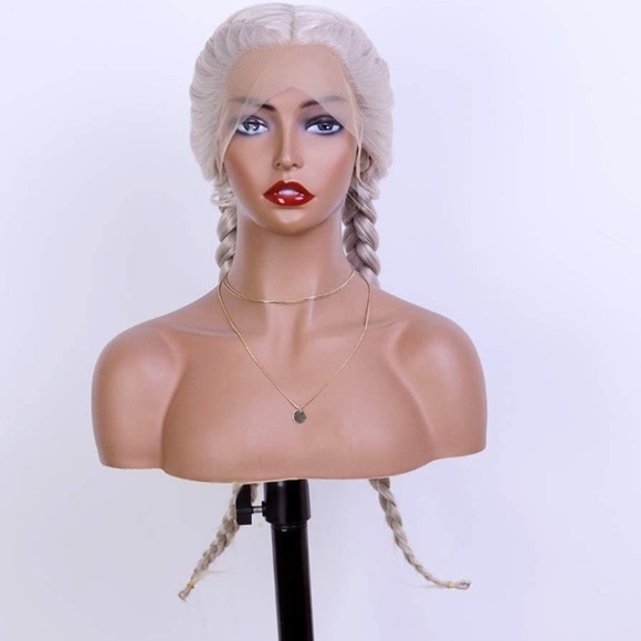 22” GREY braided lace front wig * NEW* main image 4